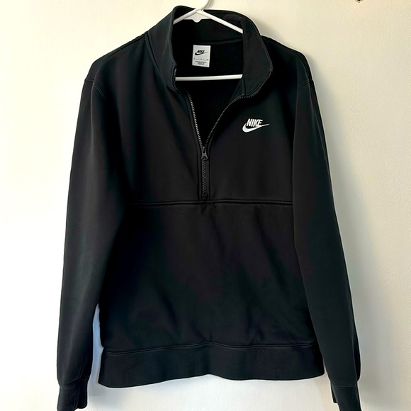 Men's Nike Black Half Zip Sweatshirt size small - Picture 1 of 8